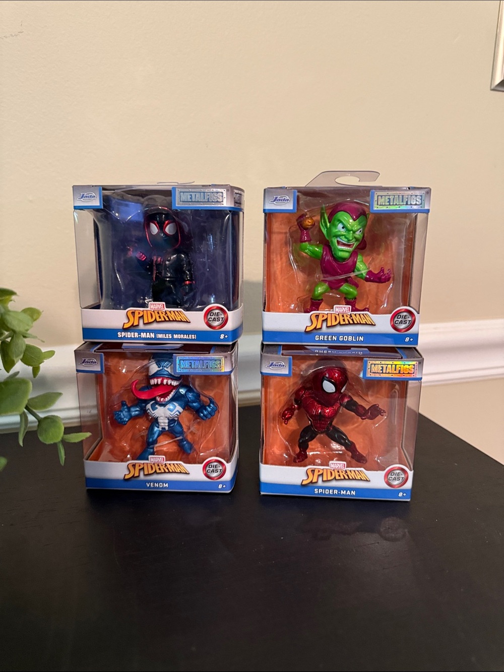 Jada Metalfigs Marvel Spider-Man Figures Set/4 Brand New Sealed